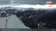 Archived webcam image showing Seceda - Val Gardena / Gröden on 17 Mar 2026 at 07:53