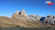 Archived webcam image showing Seceda - Val Gardena / Gröden on 31 Oct 2026 at 15:19