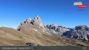 Archived webcam image showing Seceda - Val Gardena / Gröden on 31 Oct 2026 at 13:19