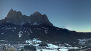 Archived webcam image showing Seis am Schlern (South Tyrol) on Feb 26, 2026 at 8:49 AM