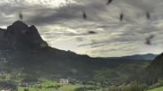 Archiviertes Webcam Bild: Panoramablick Seis am Schlern am 15.10.2026 um 14:05 Uhr
