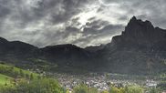 Archiviertes Webcam Bild: Panoramablick Seis am Schlern am 15.10.2026 um 10:05 Uhr