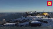 Archived webcam image showing Top station Fronalpstock on 13 Mar 2026 at 08:34