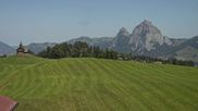 Archived webcam image showing Top station Schwyz-Stoos on 4 Aug 2026 at 12:33
