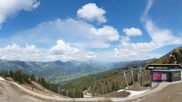 Archived webcam image showing Hauser Kaibling: Panoramic view at top station Senderbahn on 10 May 2026 at 14:12