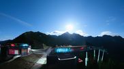 Archived webcam image showing Hauser Kaibling: Panoramic view at top station Senderbahn on 4 Jun 2026 at 02:12
