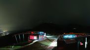 Archived webcam image showing Hauser Kaibling: Panoramic view at top station Senderbahn on 18 Jun 2026 at 02:28