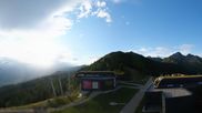Archived webcam image showing Hauser Kaibling: Panoramic view at top station Senderbahn on 8 Jul 2026 at 06:24