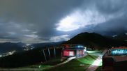 Archived webcam image showing Hauser Kaibling: Panoramic view at top station Senderbahn on 8 Jul 2026 at 02:24