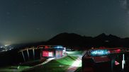 Archived webcam image showing Hauser Kaibling: Panoramic view at top station Senderbahn on 12 Jul 2026 at 00:37