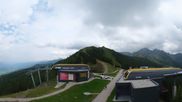 Archived webcam image showing Hauser Kaibling: Panoramic view at top station Senderbahn on 21 Jul 2026 at 12:30