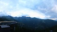 Archived webcam image showing Hauser Kaibling: Panoramic view at top station Senderbahn on 21 Jul 2026 at 20:30