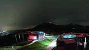 Archived webcam image showing Hauser Kaibling: Panoramic view at top station Senderbahn on 17 Aug 2026 at 00:46