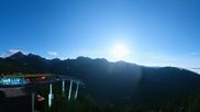 Archived webcam image showing Hauser Kaibling: Panoramic view at top station Senderbahn on 26 Aug 2026 at 02:48