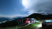 Archived webcam image showing Hauser Kaibling: Panoramic view at top station Senderbahn on 6 Sep 2026 at 04:54