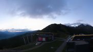 Archived webcam image showing Hauser Kaibling: Panoramic view at top station Senderbahn on 6 Sep 2026 at 06:54