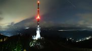 Archived webcam image showing Hauser Kaibling: Panoramic view at top station Senderbahn on 6 Sep 2026 at 00:54