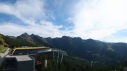 Archived webcam image showing Hauser Kaibling: Panoramic view at top station Senderbahn on 2 Sep 2026 at 16:25