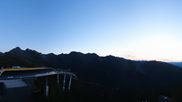 Archived webcam image showing Hauser Kaibling: Panoramic view at top station Senderbahn on 16 Oct 2026 at 18:00