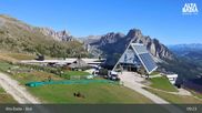 Archived webcam image showing Alta Badia: View Piz Boè on 15 Sep 2026 at 09:03