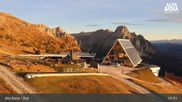 Archived webcam image showing Alta Badia: View Piz Boè on 16 Oct 2026 at 08:52