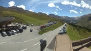 Archived webcam image showing View of Top Mountain Crosspoint at Timmelsjoch on 26 Aug 2026 at 12:10