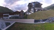 Archived webcam image showing Hotel Edelweiss & Gurgl - view over Obergurgl on 23 Jul 2026 at 07:09