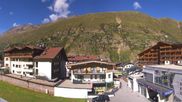 Archived webcam image showing Hotel Edelweiss & Gurgl - view over Obergurgl on 26 Aug 2026 at 10:10