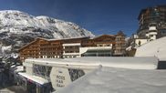 Archived webcam image showing Hotel Edelweiss & Gurgl - view over Obergurgl on 26 Feb 2026 at 14:18