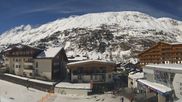 Archived webcam image showing Hotel Edelweiss & Gurgl - view over Obergurgl on 26 Feb 2026 at 12:18