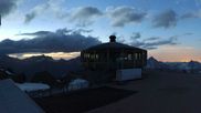 Archived webcam image showing Saas-Fee: Mountain Restaurant Mittelallalin on 17 Jun 2026 at 04:51