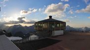 Archived webcam image showing Saas-Fee: Mountain Restaurant Mittelallalin on 17 Jun 2026 at 06:51