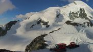 Archived webcam image showing Saas-Fee: Mountain Restaurant Mittelallalin on 17 Jun 2026 at 07:51