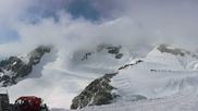 Archived webcam image showing Saas-Fee: Mountain Restaurant Mittelallalin on 11 Jun 2026 at 08:06