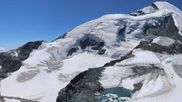 Archiviertes Webcam Bild: Saas Fee: Restaurant Mittelallalin und Gletscherskigebiet am 12.07.2026 um 12:09 Uhr