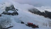 Archived webcam image showing Saas-Fee: Mountain Restaurant Mittelallalin on 26 Jul 2026 at 06:37