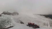 Archived webcam image showing Saas-Fee: Mountain Restaurant Mittelallalin on 26 Jul 2026 at 07:37