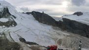 Archiviertes Webcam Bild: Saas Fee: Restaurant Mittelallalin und Gletscherskigebiet am 26.08.2026 um 18:50 Uhr