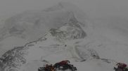 Archived webcam image showing Saas-Fee: Mountain Restaurant Mittelallalin on 25 Oct 2026 at 02:04
