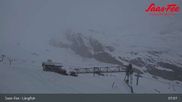 Archiviertes Webcam Bild: Saas-Fee: Bergstation Längfluhbahn am 06.05.2026 um 07:40 Uhr