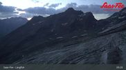 Archived webcam image showing Saas-Fee ski resort : Längfluh top station on 15 Jul 2026 at 05:29