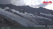 Archived webcam image showing Saas-Fee ski resort : Längfluh top station on 15 Jul 2026 at 03:29