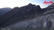 Archiviertes Webcam Bild: Saas-Fee: Bergstation Längfluhbahn am 12.07.2026 um 05:21 Uhr
