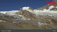 Archiviertes Webcam Bild: Saas-Fee: Bergstation Längfluhbahn am 12.07.2026 um 07:21 Uhr