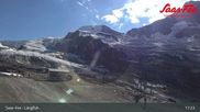 Archiviertes Webcam Bild: Saas-Fee: Bergstation Längfluhbahn am 12.07.2026 um 17:21 Uhr