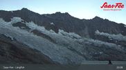 Archived webcam image showing Saas-Fee ski resort : Längfluh top station on 12 Jul 2026 at 21:51