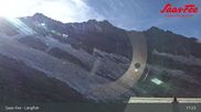 Archived webcam image showing Saas-Fee ski resort : Längfluh top station on 29 Aug 2026 at 17:33
