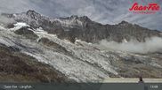 Archived webcam image showing Saas-Fee ski resort : Längfluh top station on 29 Aug 2026 at 13:33