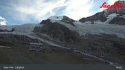 Archived webcam image showing Saas-Fee ski resort : Längfluh top station on 29 Aug 2026 at 21:33