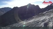 Archived webcam image showing Saas-Fee ski resort : Längfluh top station on 20 Sep 2026 at 09:45
